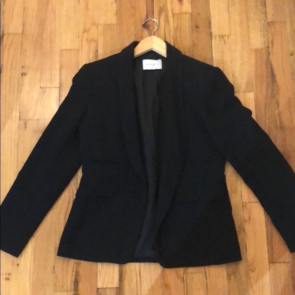 Sandro Black Blazer